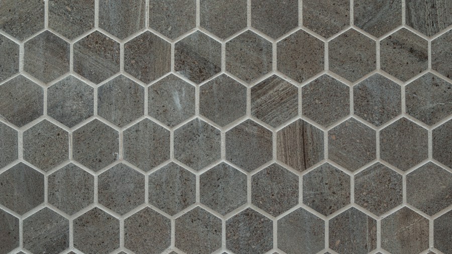 Five Bathroom Tile Trends Designers Say Are Becoming Dated: What Shoppers Should Know 1 bathroom hexagon tile pattern closeup