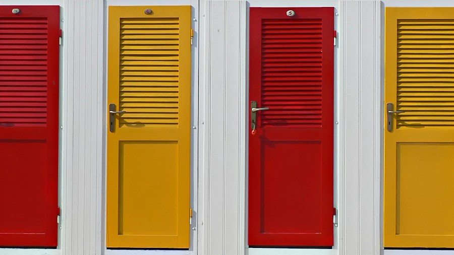 bold paint accent doors trim