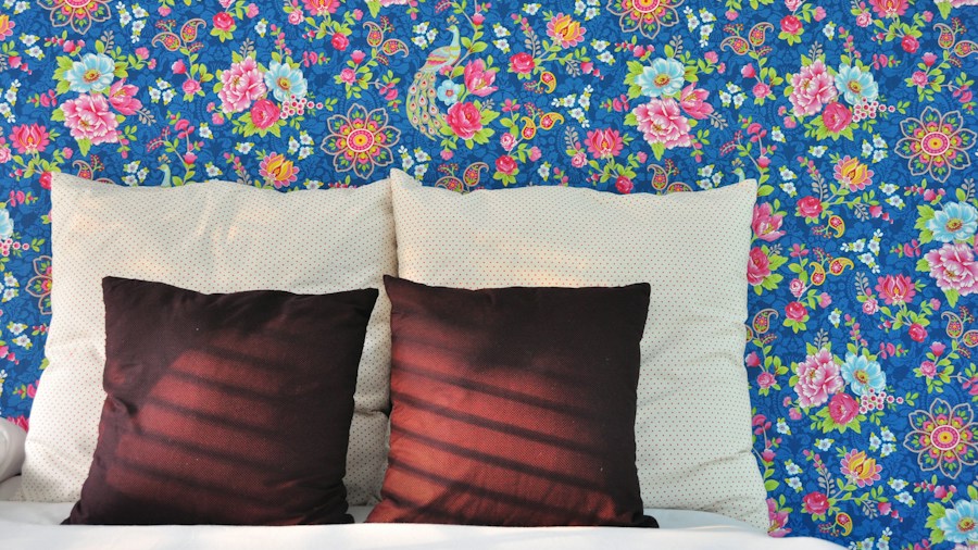 A Landlord Special NYC Rental Gets Bold Wallpaper and Vintage Transformation: What Buyers Should Know 1 bold wallpaper bedroom decor