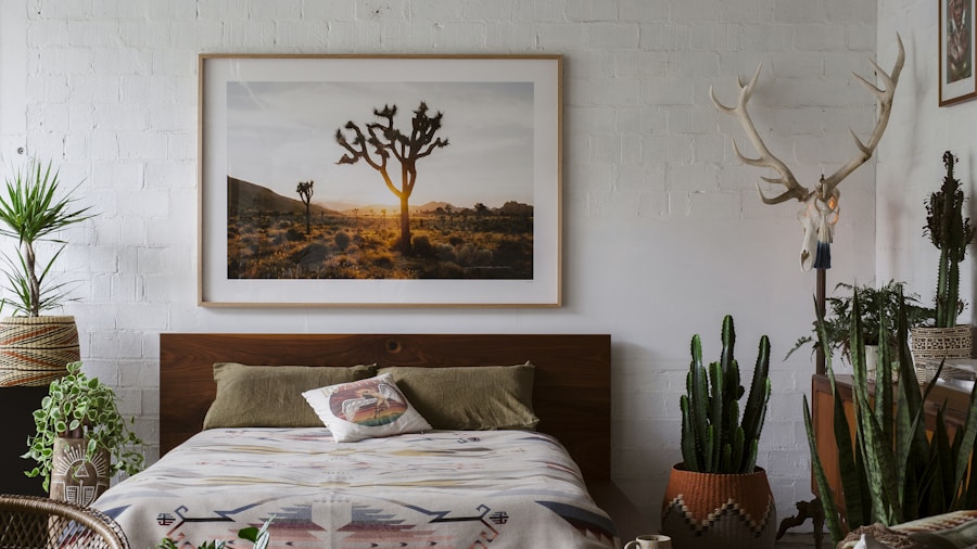 botanical print wall art bedroom