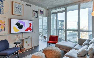 Artist Transforms Rental Apartment With Strategic Furniture Choices