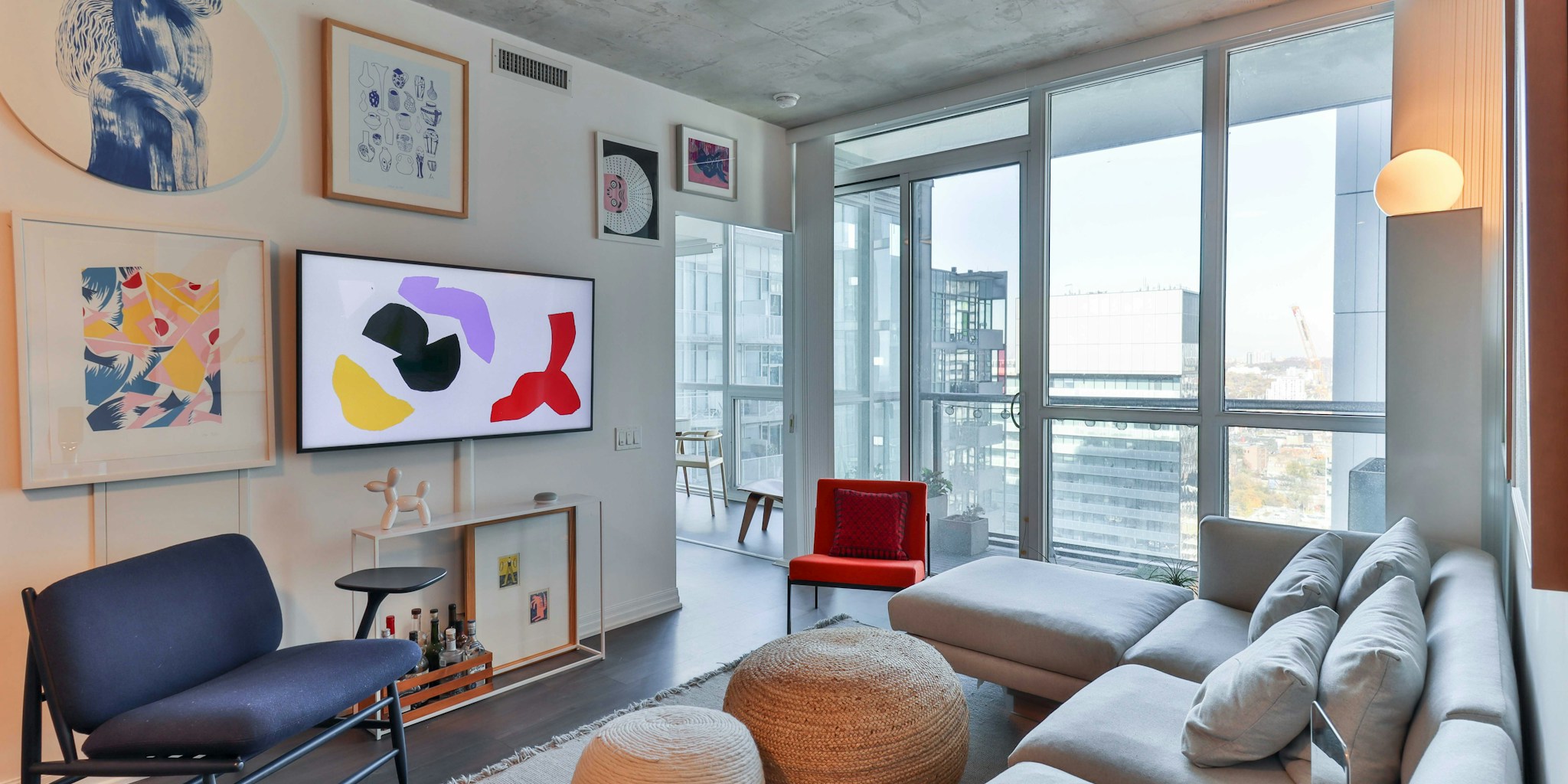 Artist Transforms 1927 Rental Apartment With Bold Furniture and DIY Design