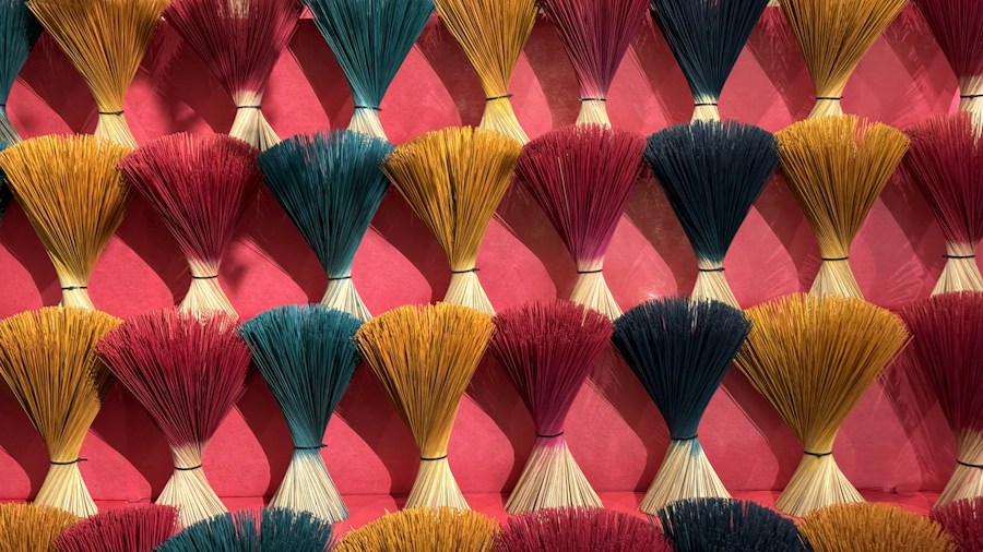 colorful boho fringe decoration