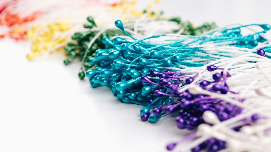colorful craft pipe cleaners supplies