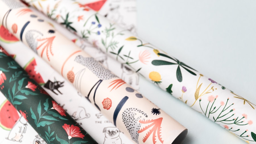 DIY Wall Art From Household Items: Budget Friendly Decor Trend Takes Off 2 colorful lined drawer liners