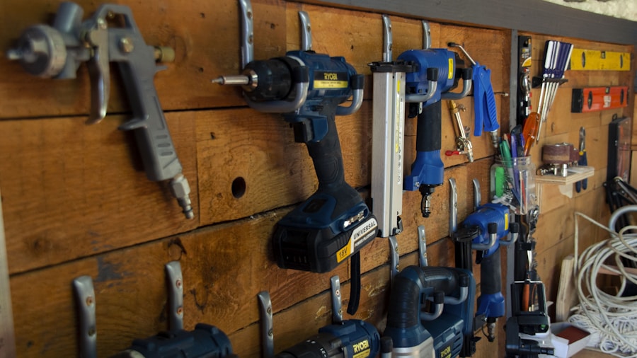 compact cordless power tool storage