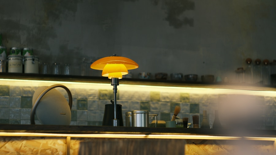 Mini Portable Lamps Transform Small Space Living: What Fall Shoppers Need to Know 2 compact kitchen counter with ambient lighting