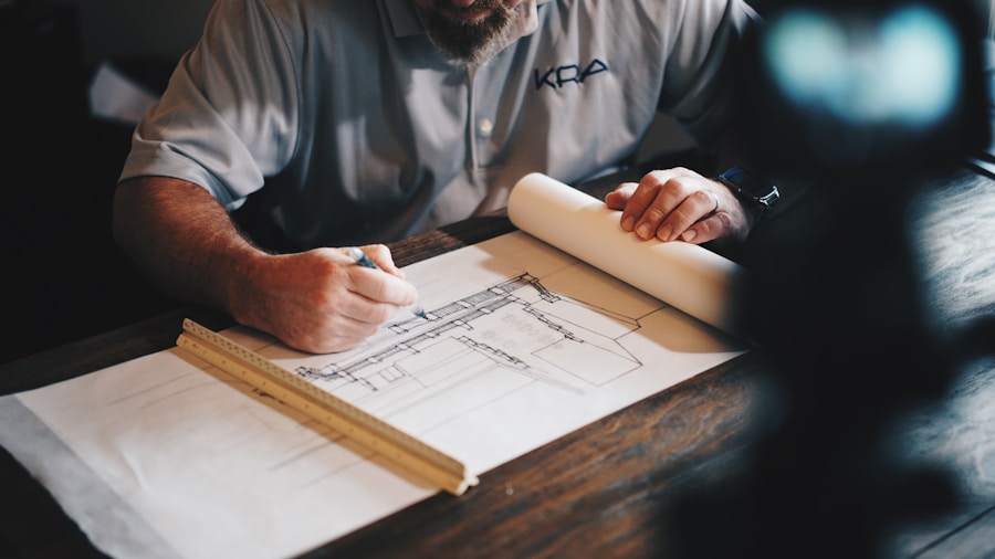 contractor maintaining cooling equipment documentation