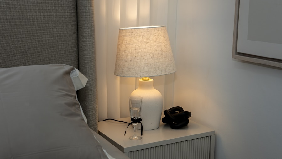 Table Lamp Lighting Trend: How Goldie Hawn's 1992 Kitchen Started a Decades-Long Design Movement 1 cozy bedroom table lamp with pleated shade