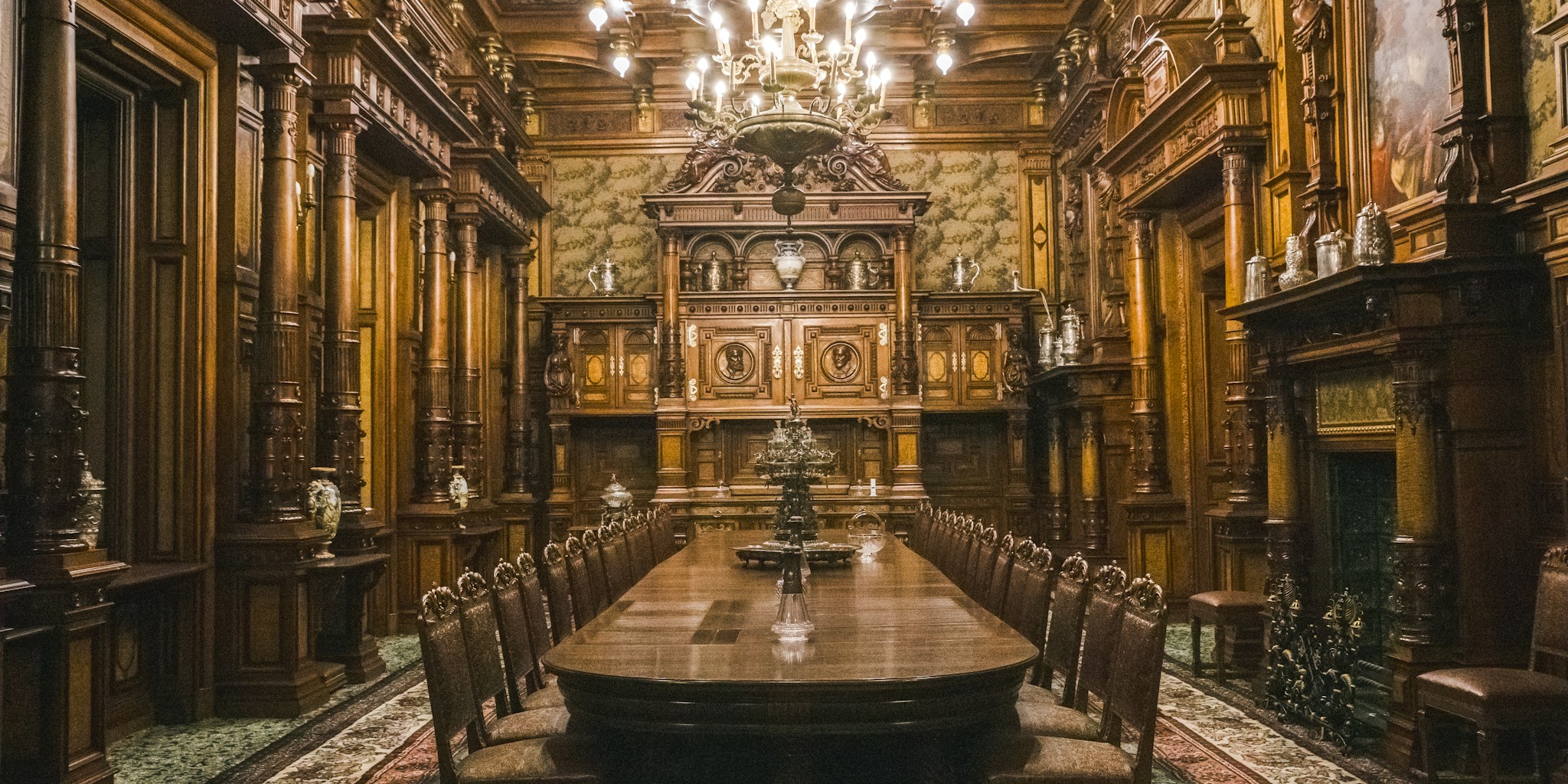 Three Chandeliers Transform Dining Table Lighting