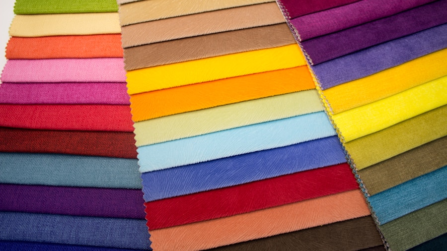 fabric samples light and texture