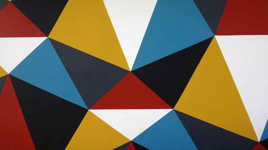 Quick Wallpaper Hack Transforms Medicine Cabinets in Just One Hour 2 geometric patterned wallpaper detail