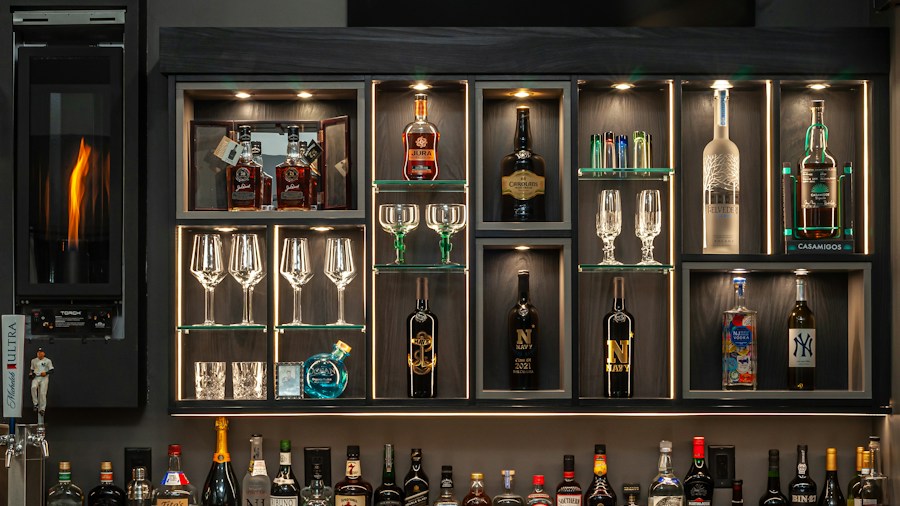 $30,000 Porsche-Inspired Sofa With Built-In Minibar What Buyers Should Know 2 home entertainment bar cabinet display