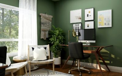 Bold Paint Color Transforms Forgotten Room Into Creative Sanctuary
