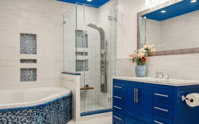 Ceiling Mounted Curtains Transform Bathrooms
