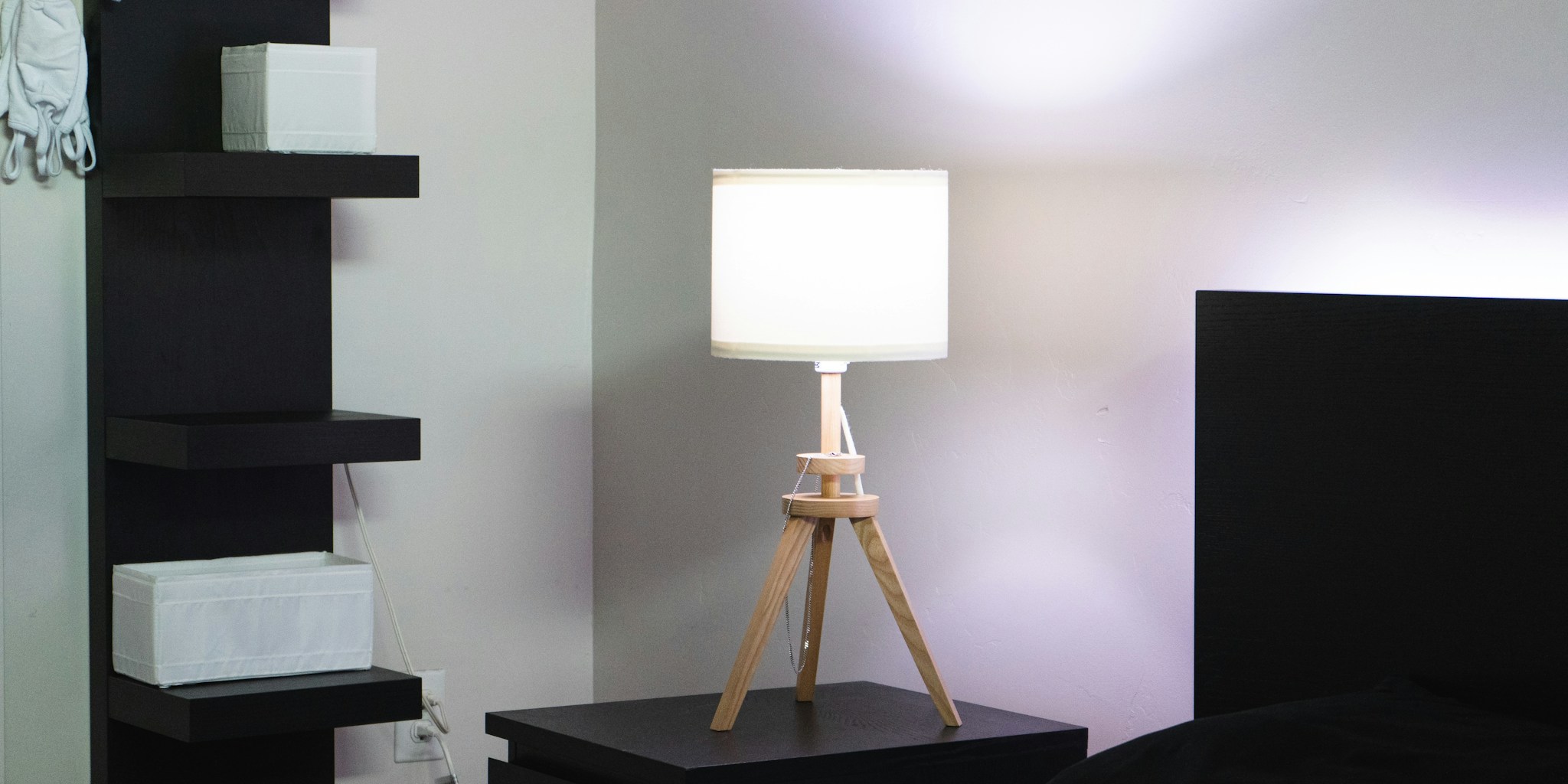 Walmart Floor Lamp Adds Hidden Storage Space