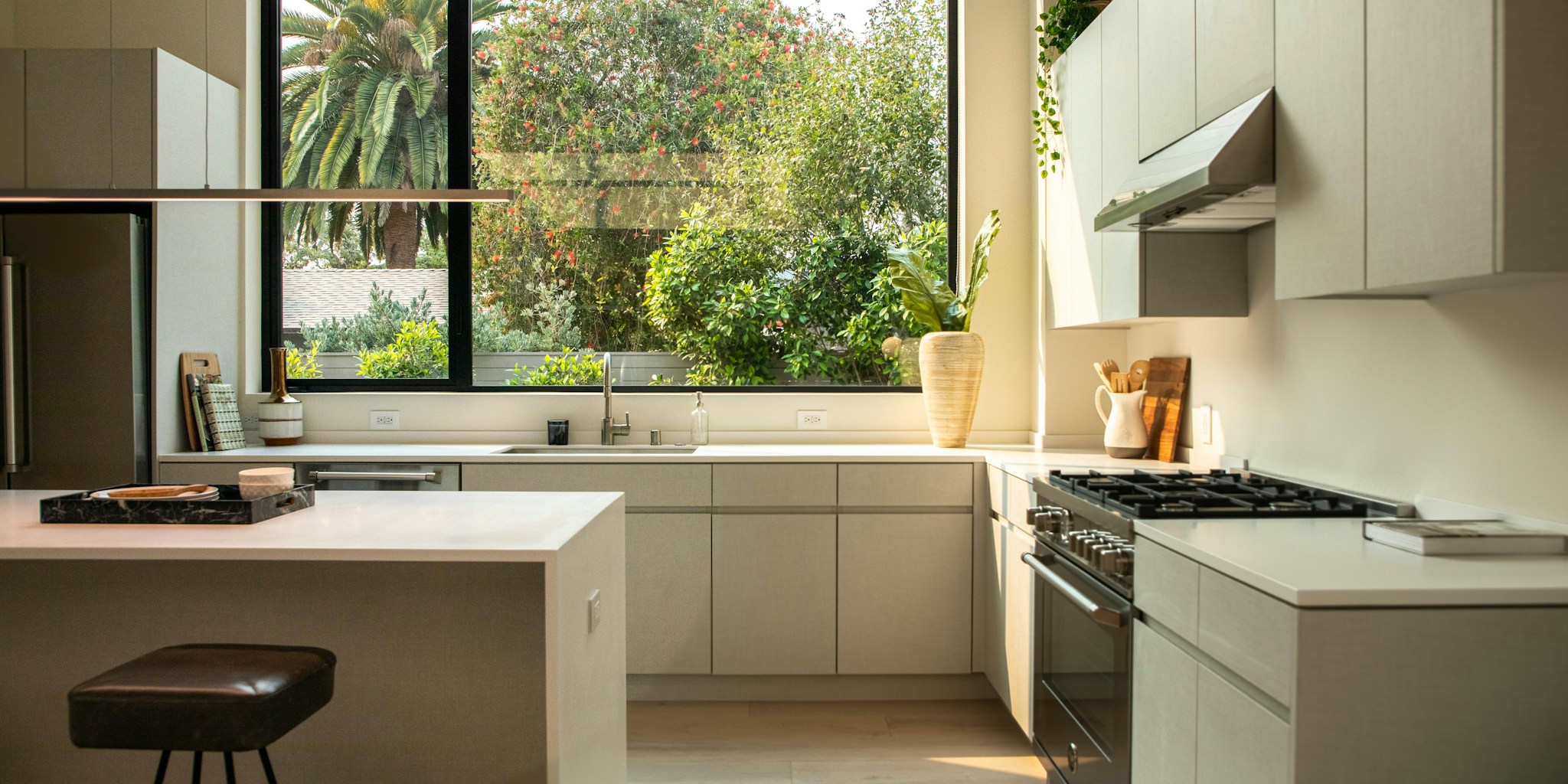 Three Paint Colors Refresh Tired Kitchen for $900