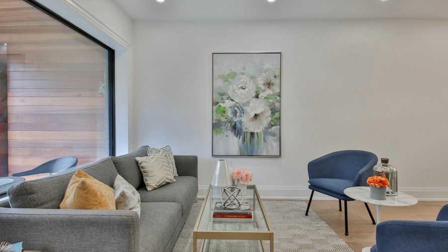 IKEA Coffee Table for $170 Looks Luxe: What Smart Shoppers Should Know 1 modern living room with styled coffee table centerpiece
