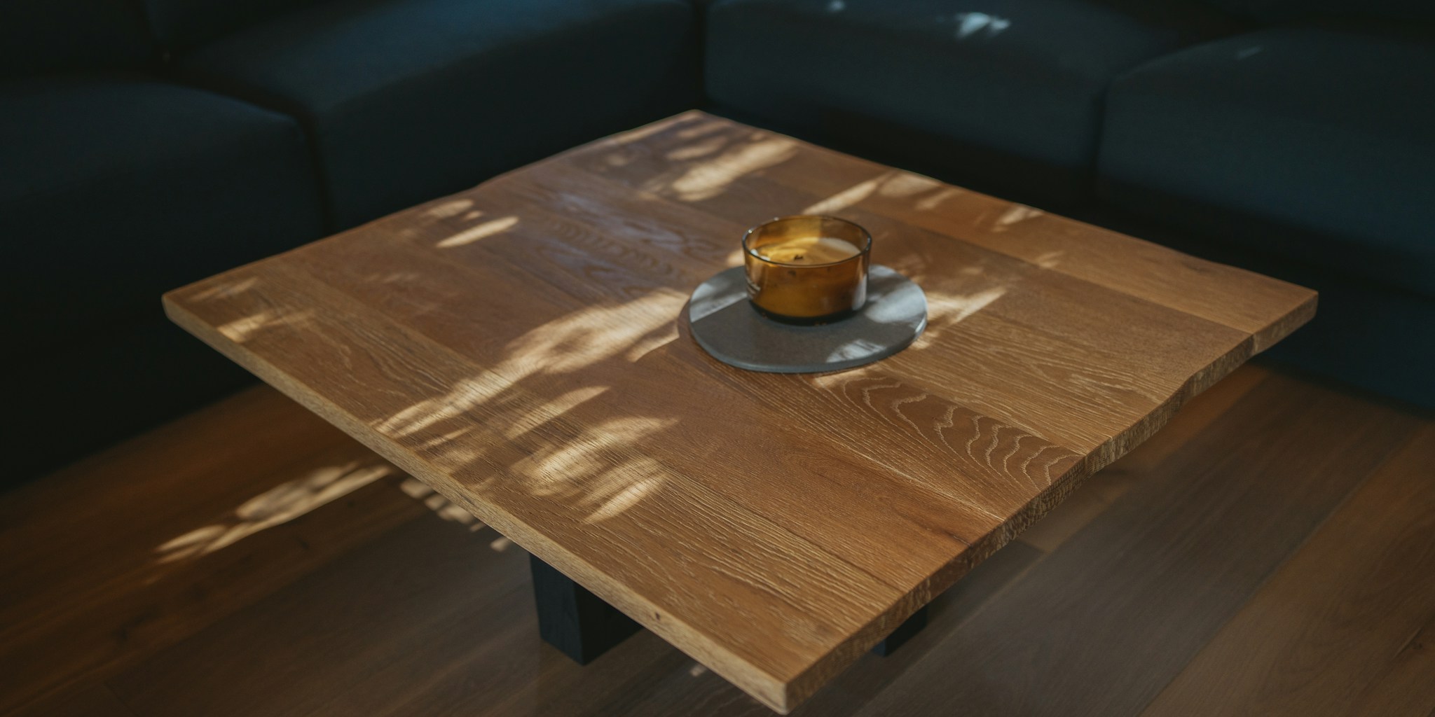 Klara Coffee Table Hides Mess With Sliding Tray Design