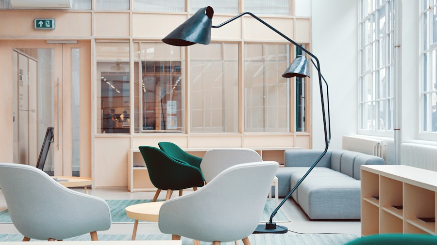 Steelcase Workplace Design Tackles Loneliness Crisis: What Office Shoppers Need to Know 2 modern office seating arrangement