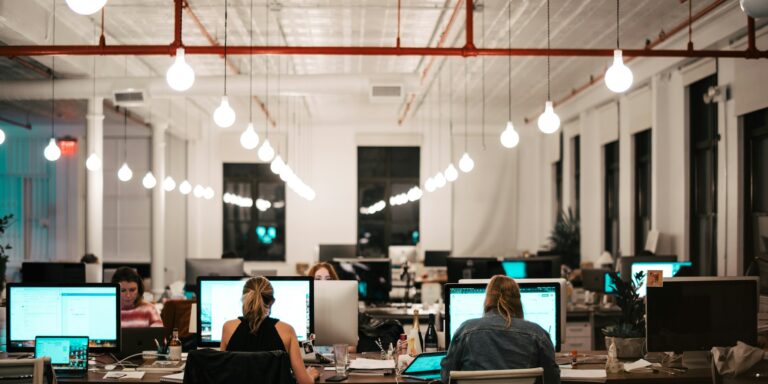 modern office workspace technology