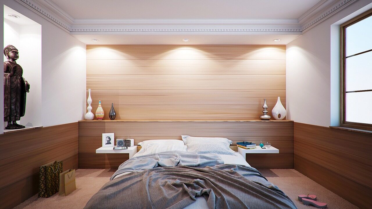 IKEA Shelves Turn Studio Into Two Room Apartment