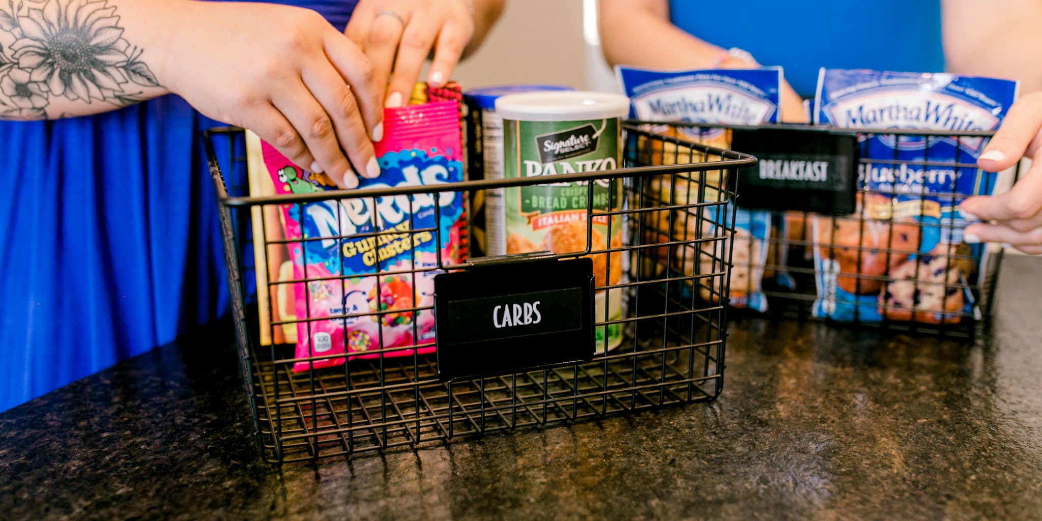 Dollar Store Shower Curtain Rings Transform Into Stylish Countertop Storage