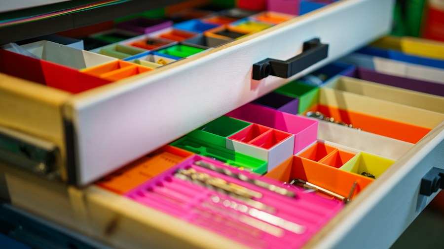 organized drawer compartments storage