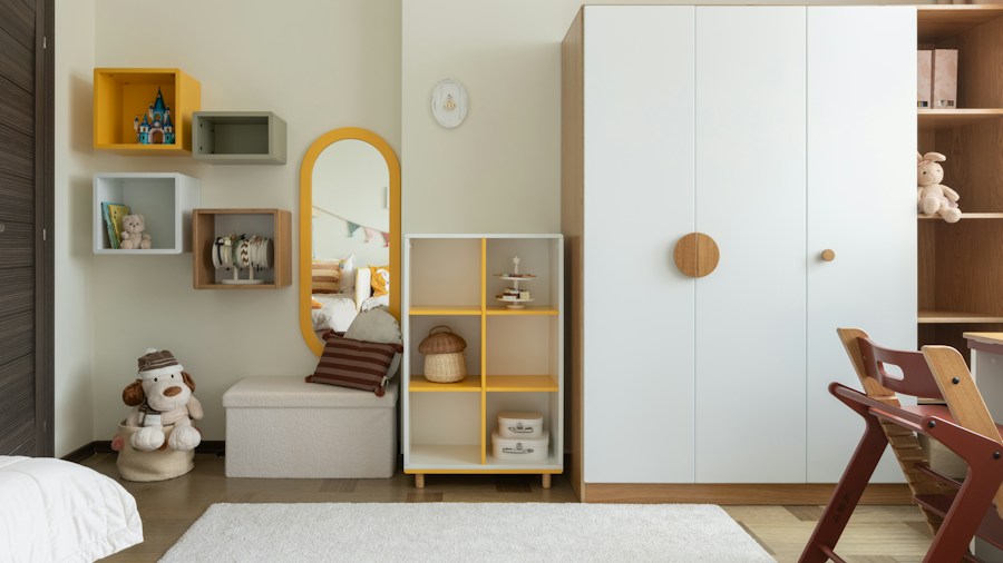 Tay Lautner's Nursery Design Collaboration with Pottery Barn Shows What's Trending in Nursery Shopping 1 organized nursery storage solutions