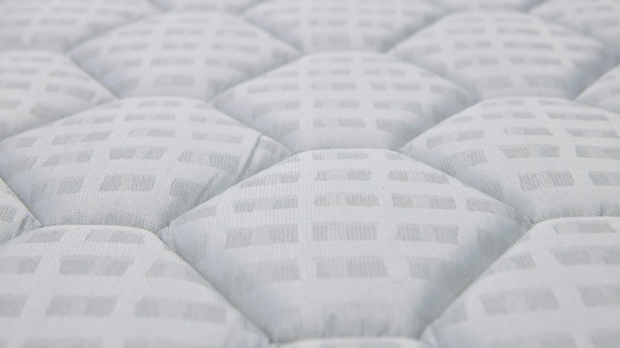 pocket spring mattress close-up detail