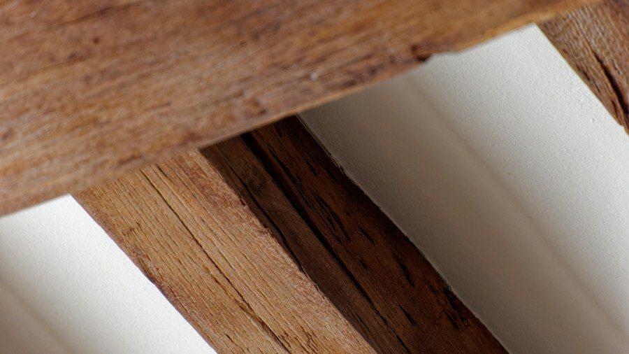 reclaimed wood furniture details