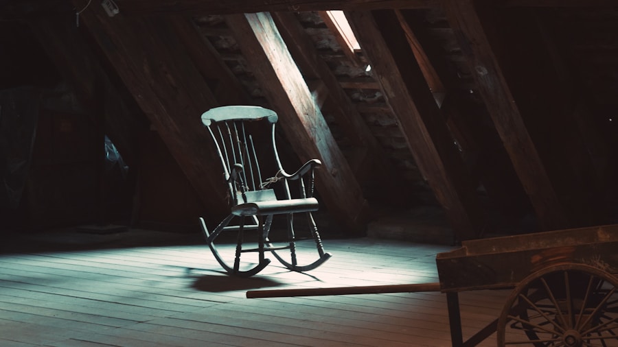 rocking chair with cushioning comfort