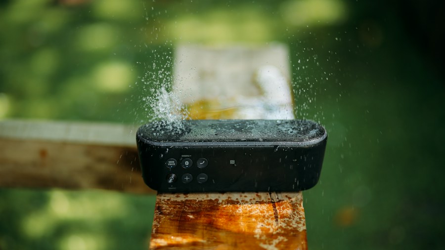 rugged waterproof speaker durability test