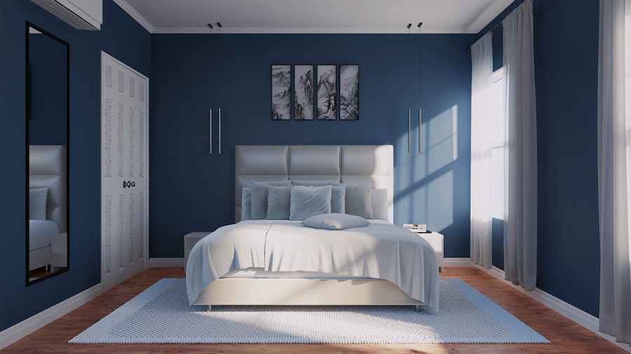 IKEA Fall Bedding Launch: What Shoppers Need to Know About the Affordable Organic Cotton Option 2 staged bedroom with blue and white gingham