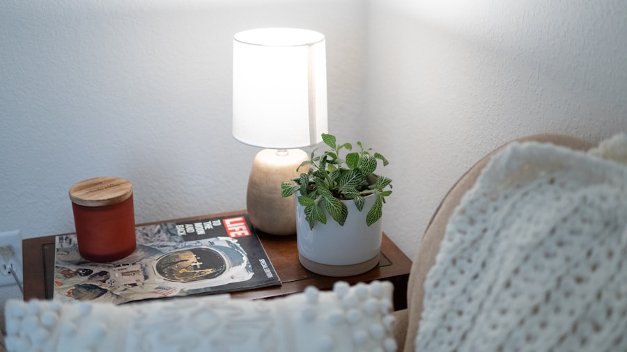 Fall Furniture Arrangement Trends: What Shoppers Should Know About Seasonal Layering 2 table lamp with stacked books and candles