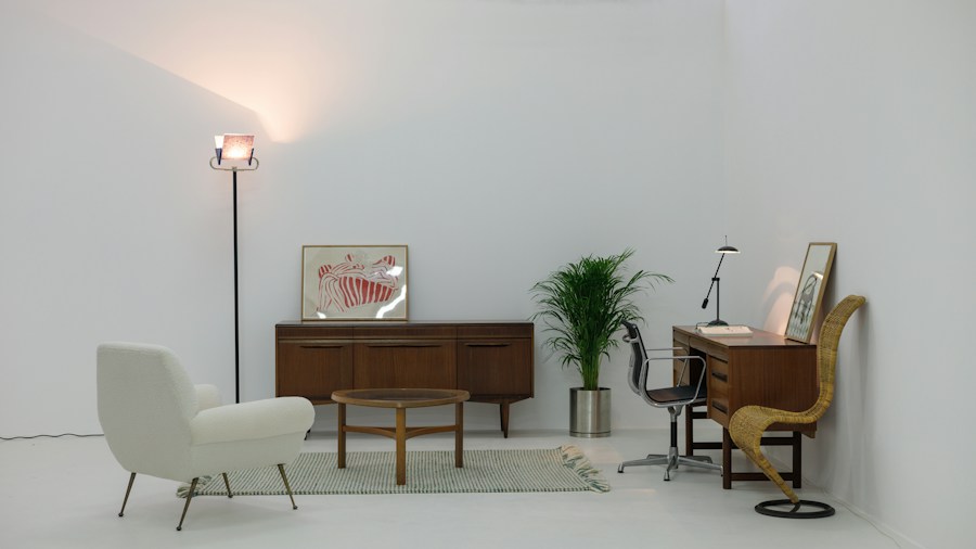 teak sideboard mid-century modern