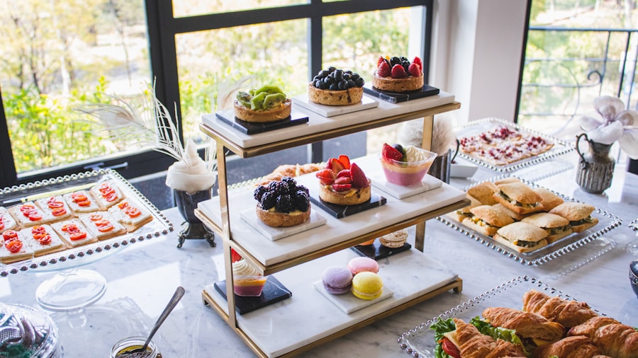 IKEA TOFSAND Plate Stand: An Affordable Way to Upgrade Your Outdoor Dining This Season 1 tiered cake stand serving appetizers