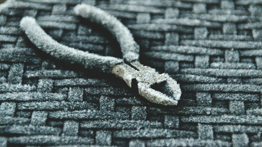 tool pliers close up