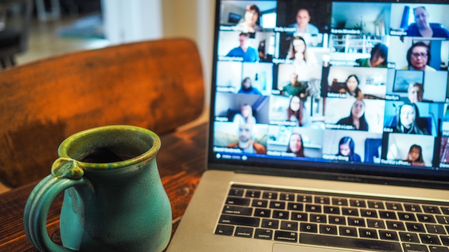 video conference call webcam