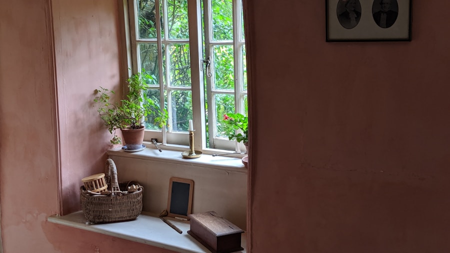vintage cottage interior radiator heating