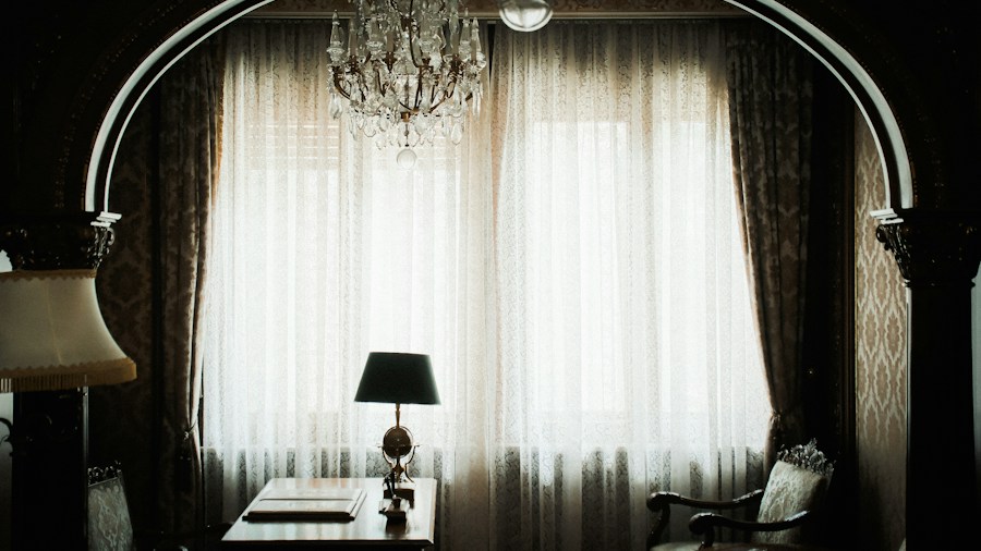 vintage home archway elegant curtains