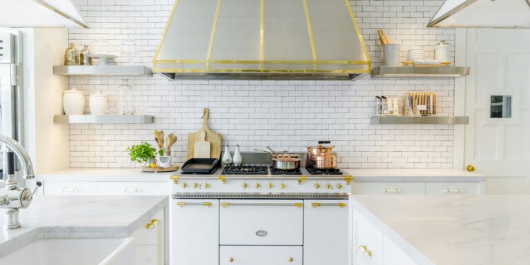 vintage kitchen range hood display
