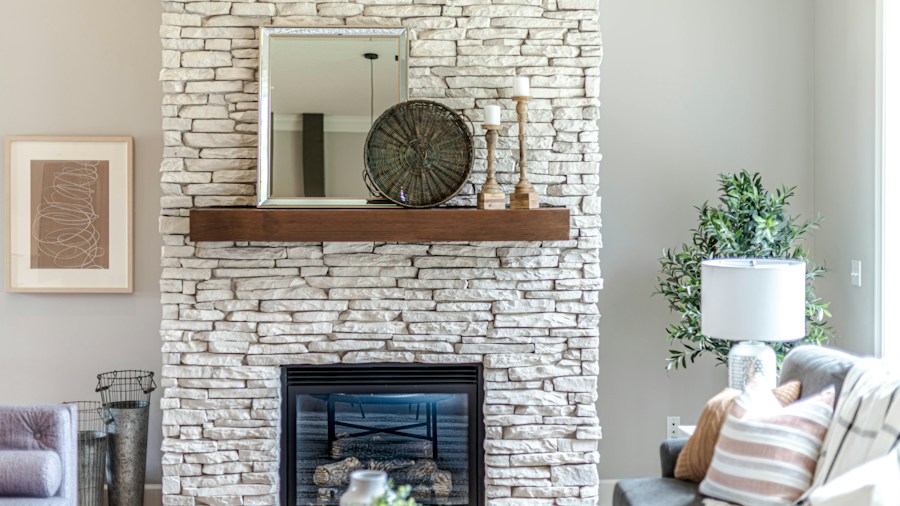 Budget Bookshelf Hack Transforms Living Rooms Into Built-In Showpieces 1 white fireplace mantel decoration