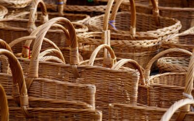 Wicker Baskets Gain Momentum as Go-To Storage Decor