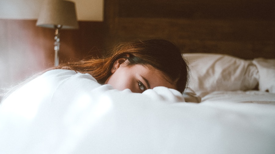 woman sleeping peacefully partner