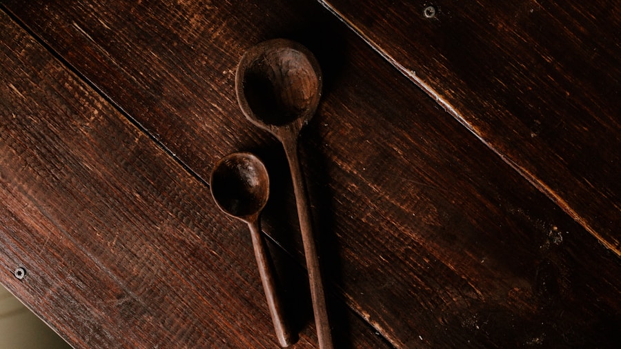 wooden spoon olive oil care